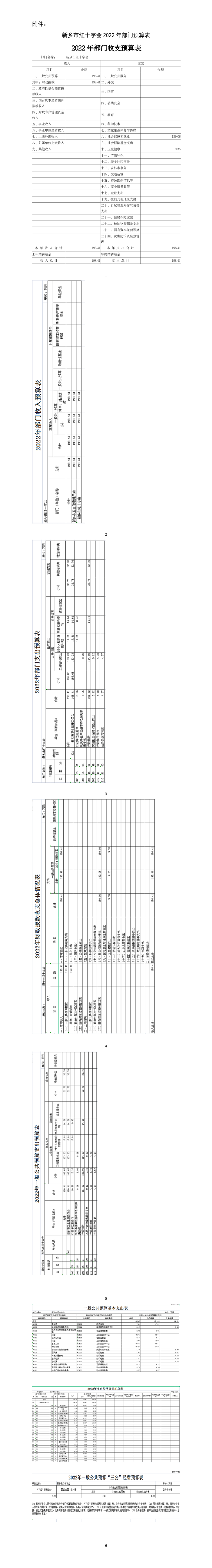 2022年新乡市红十字会单位预算公开 (1复件)